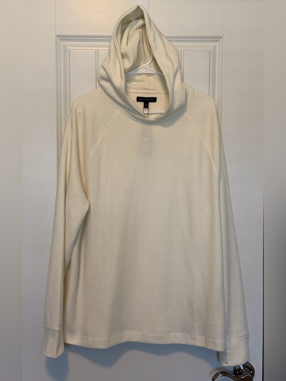 New Banana Republic ribbed hoodie sweatshirt